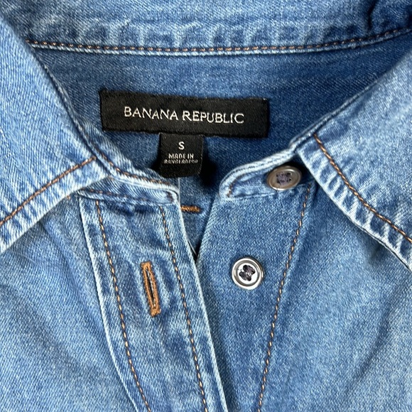 Banana Republic Jean Tunic Size Small NWT - Picture 2 of 8